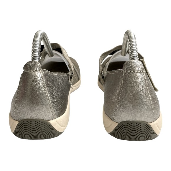 dansko Silver/Gray slip on comfort shoe strap closure Size 41 US ( 10.5-11 ) - Picture 4 of 12
